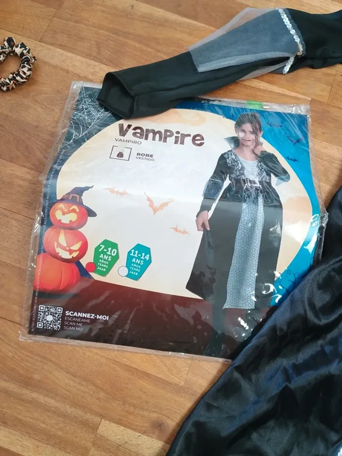 Déguisement halloween vampire fille - photo numéro 2
