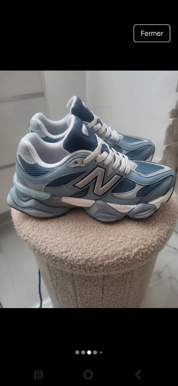 Basket running New balance abzorb 9060 bleu et gris - photo numéro 3