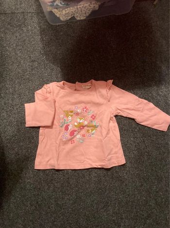 T-shirt bébé fille manches longues Du Pareil au Même - 6 mois