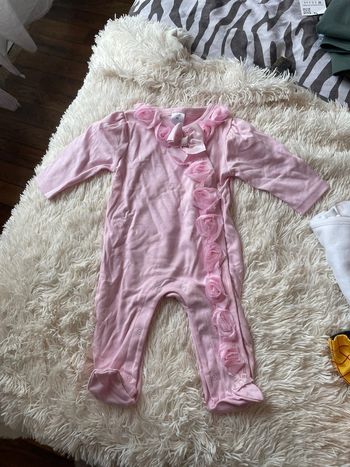 Pyjama rose bébé 6 mois