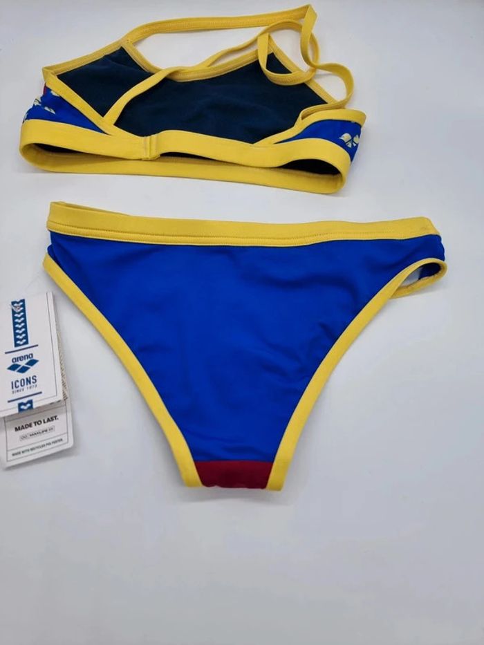 Arena icons bikini cross back solid * taille 34 * - photo numéro 3