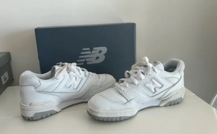 New Balance basket cuir blanche modèle 550 pointure 39,5 - photo numéro 4