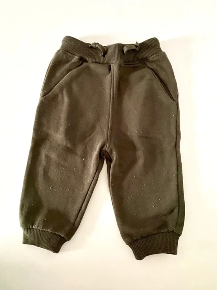 Lot bas de jogging x2 Mes Petits Cailloux et Orchestra taille 12 mois BE - photo numéro 5