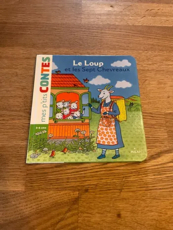 Livre Mes p’tits contes Le Loup et les sept chevreaux