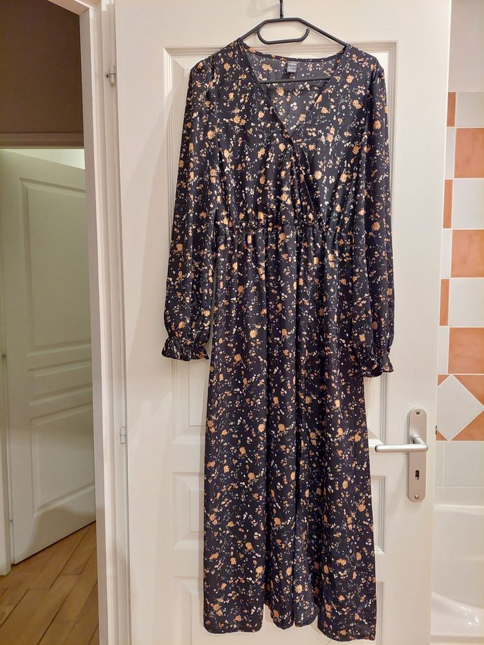 robe longue fleurie
