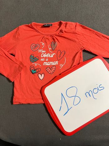 Teeshirt manches longues 18 mois