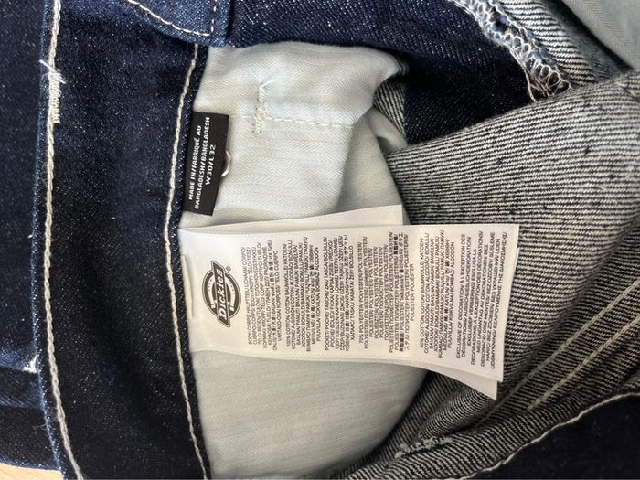 Jeans Dickies loose wave denim rinsed - photo numéro 5