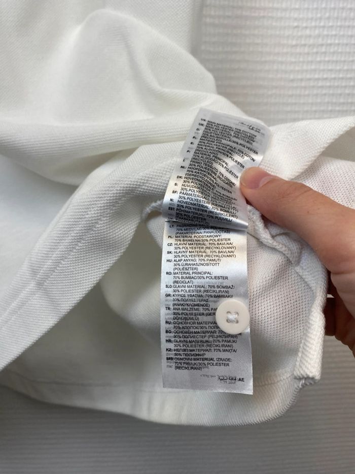 Polo, Adidas, blanc, homme, S (2738) - photo numéro 5