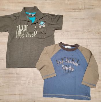Lot de 2 Tee-shirts 2 ans
