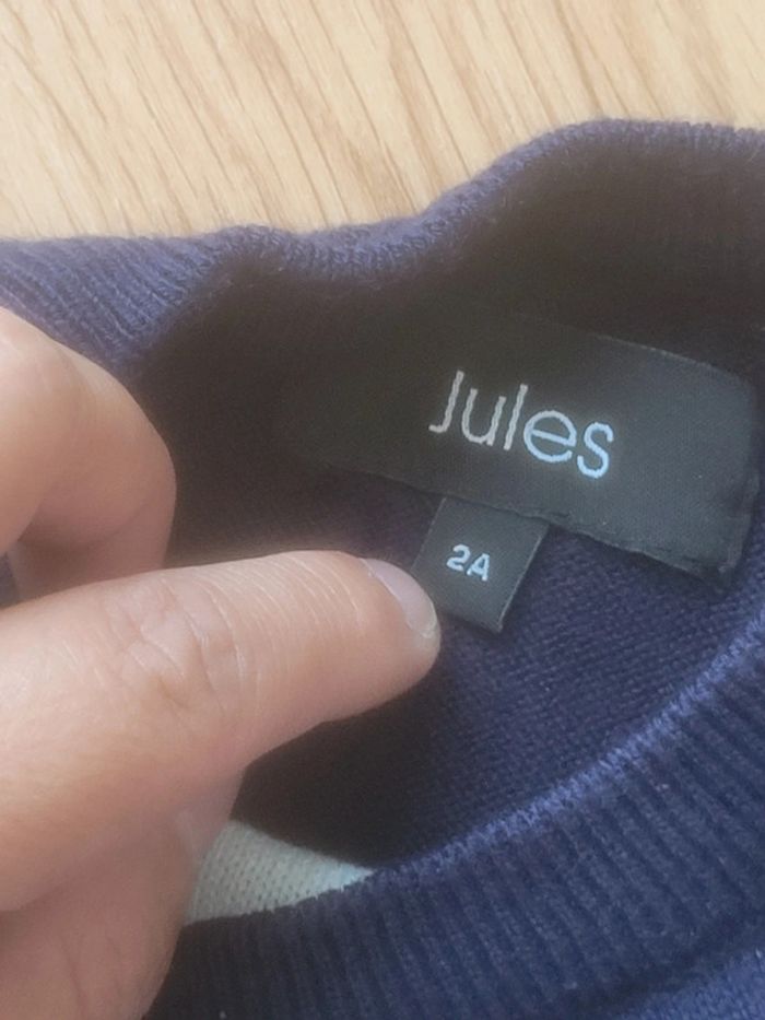 Pull col rond manches longues Noël 2ans Jules - photo numéro 3