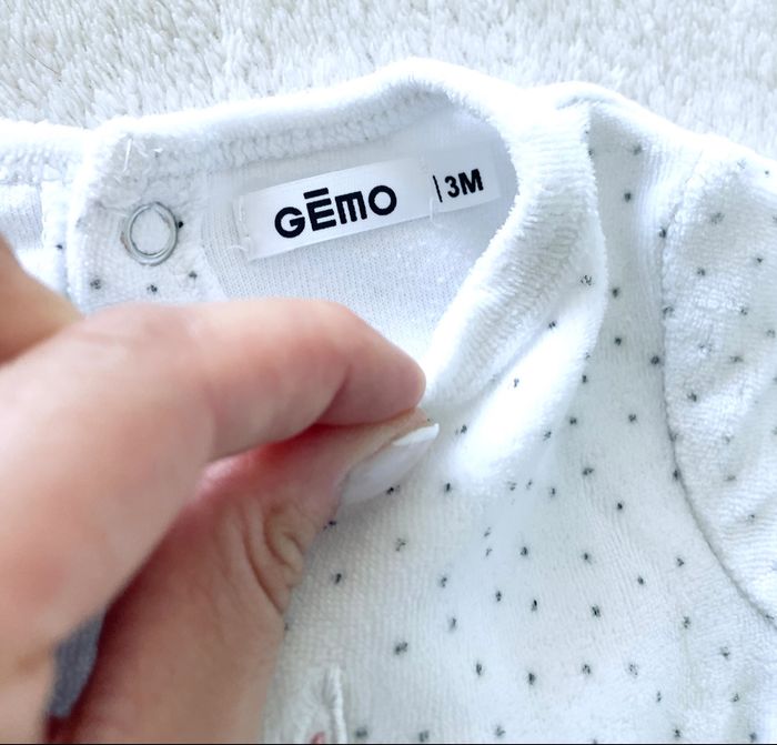 lots de 3 pyjama velours « Gémo  » T3 mois - photo numéro 4