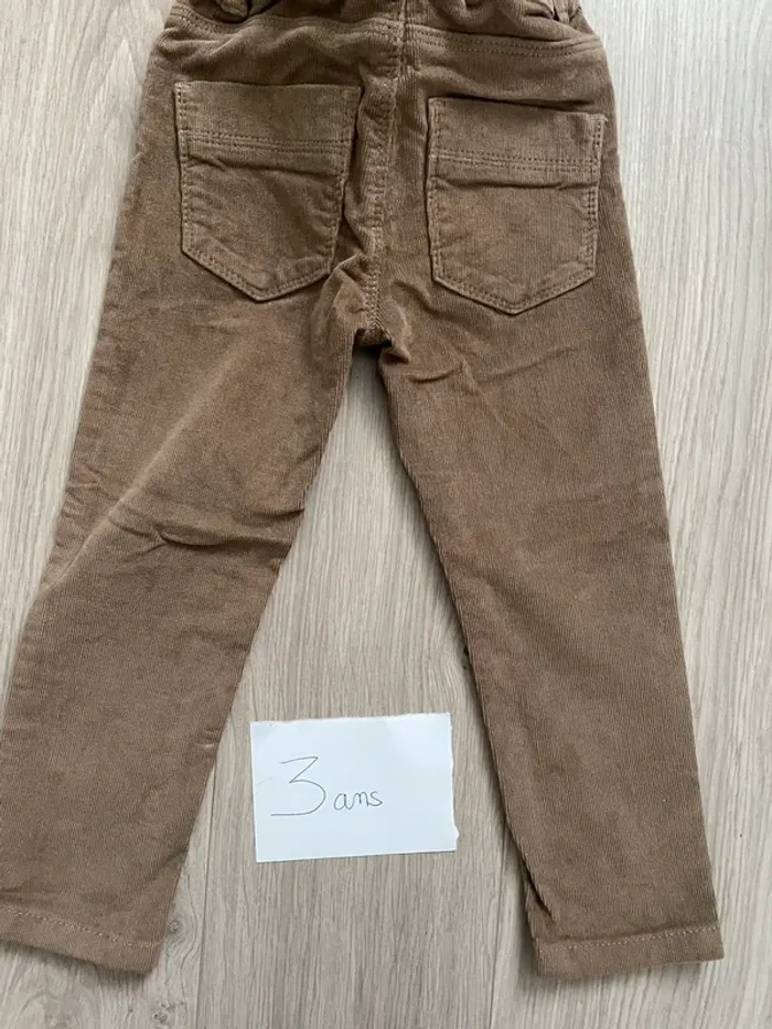 Pantalon velours 3 ans - photo numéro 2