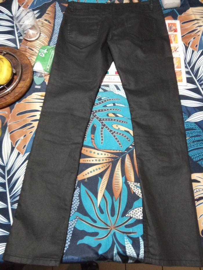 Pantalon fille 14 ans tissaia effet ciré, enduit - photo numéro 3