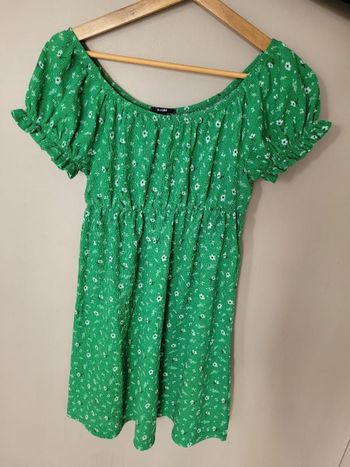 Robe verte femme ado T XS Kiabi