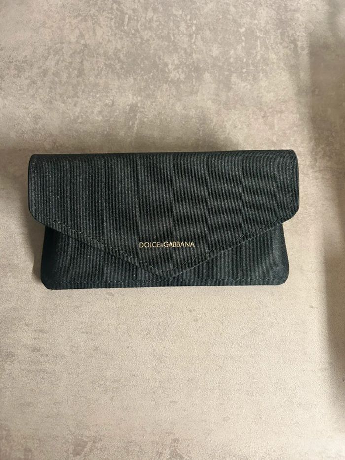 Étui lunette dolce & gabbana noir