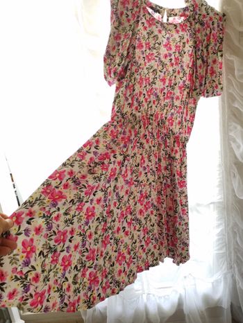 Robe imprimé floral taille 46 neuve