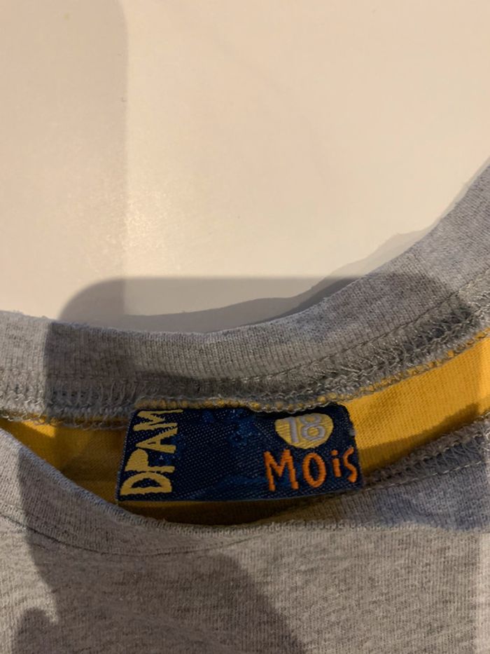 T-shirts 18 mois DPAM bébé garçon - photo numéro 2