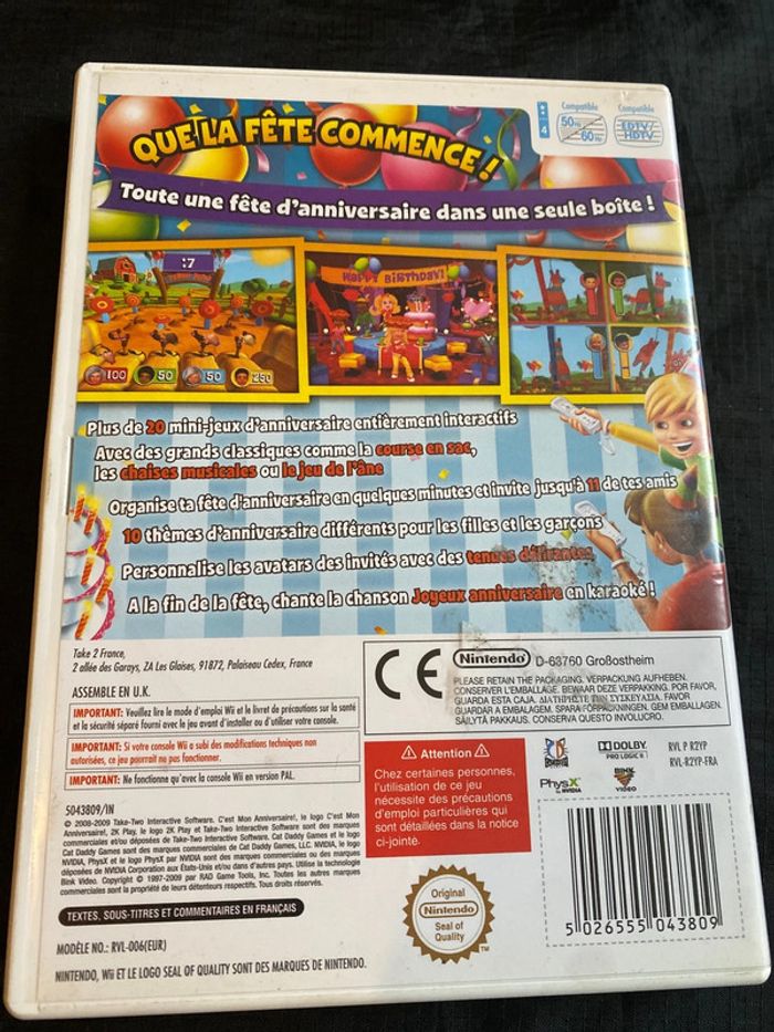 c’est mon anniversaire wii - photo numéro 2