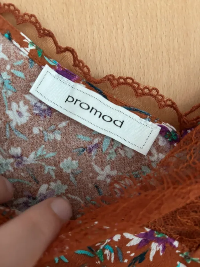 Débardeur fluide à dentelle promod - photo numéro 3