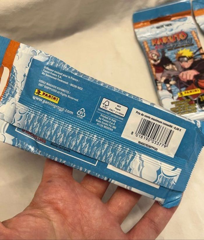 4 Mega Boosters Cartes NARUTO neufs scellés - photo numéro 6