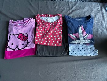Lot de 3 pyjamas fille mi-saison