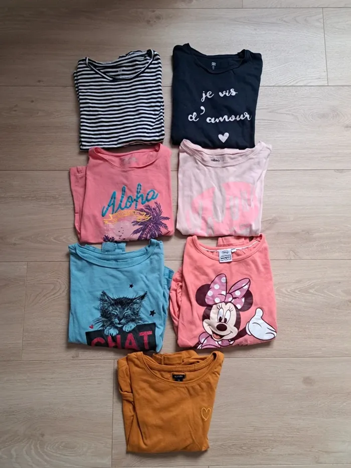 Lot t-shirts 8A