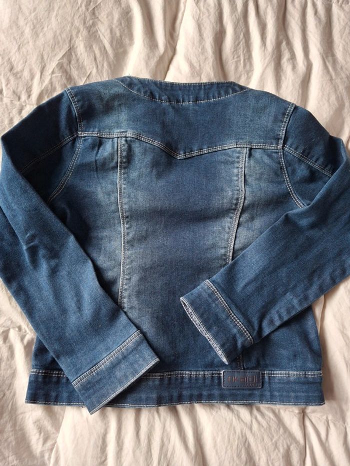 Veste en jean fille taille 8 ans - photo numéro 8