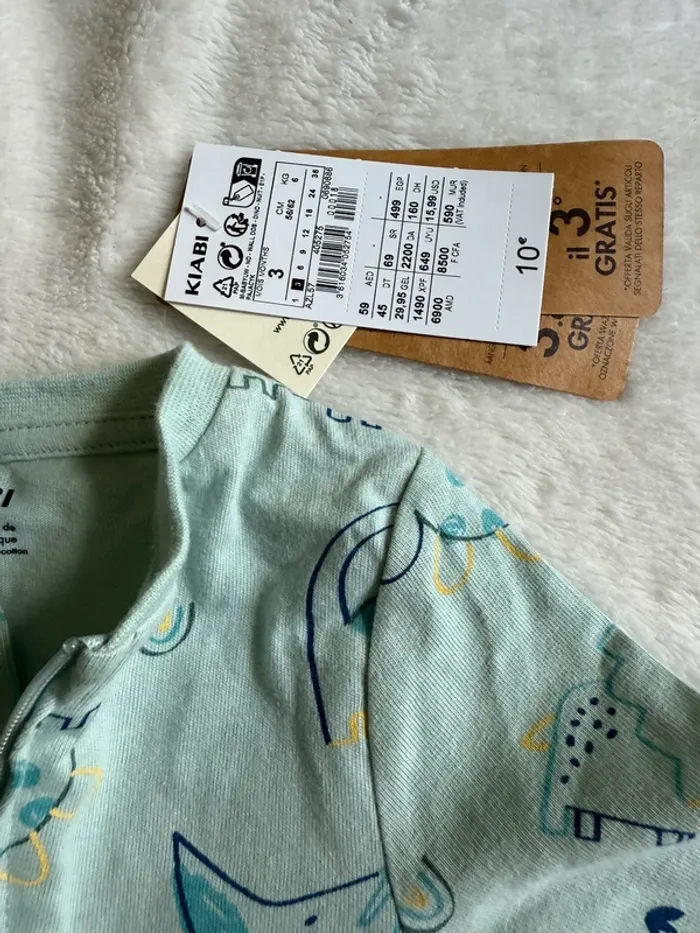 Pyjama grenouillère légère neuf avec étiquette Kiabi - photo numéro 5