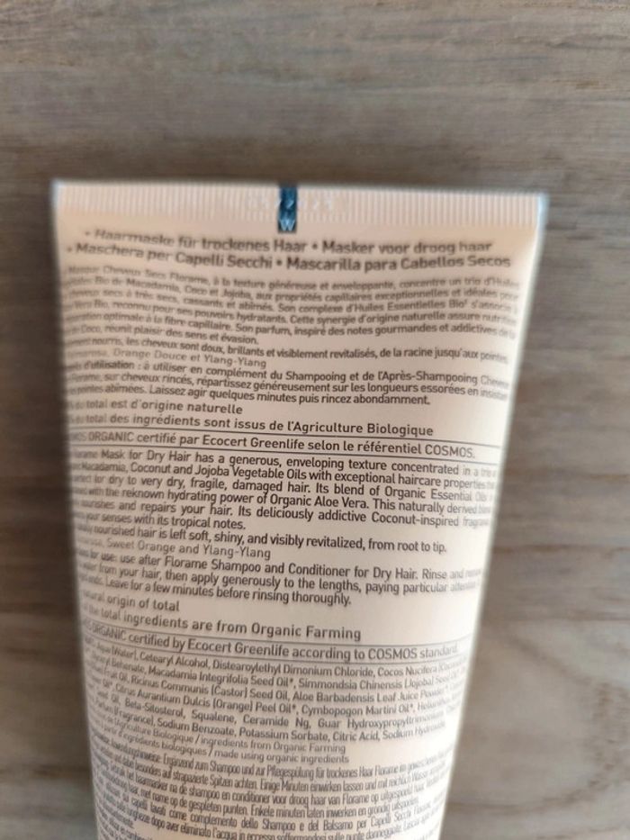 Masque cheveux secs Bio Florame - photo numéro 3
