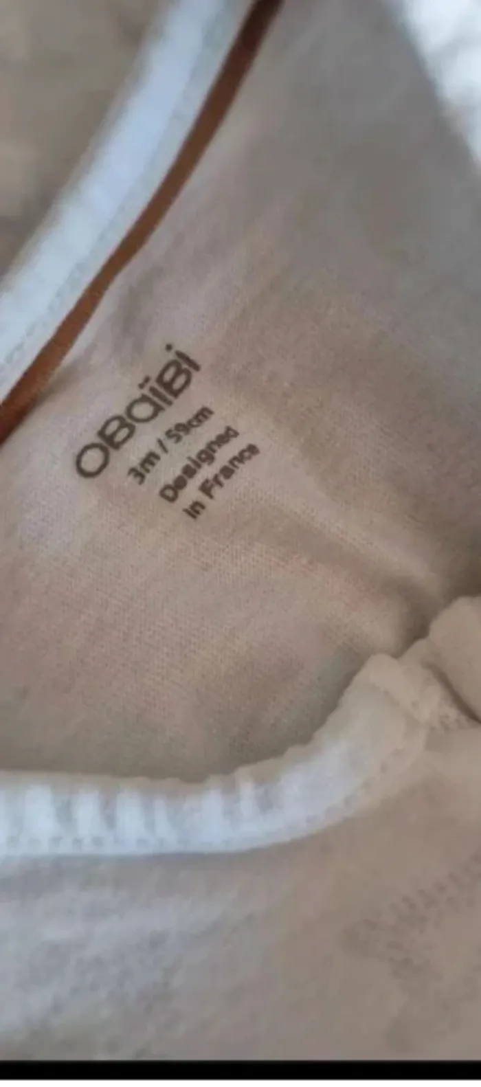 Lot de 2 pyjamas légers manches longues 3 mois - photo numéro 7