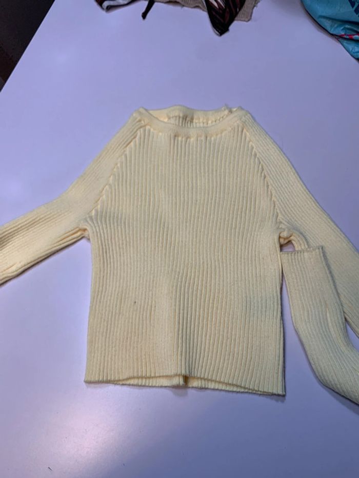 Pull jaune top