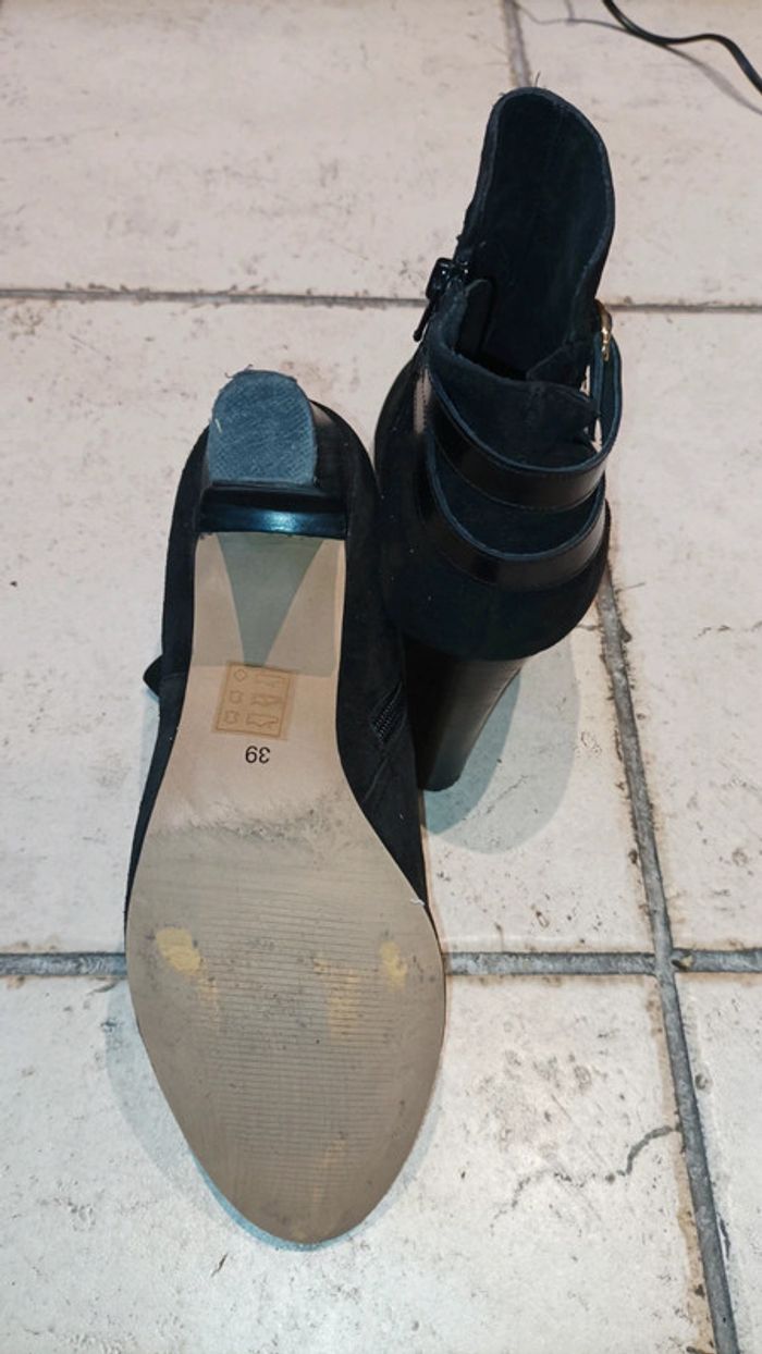 Bottines femme noire
