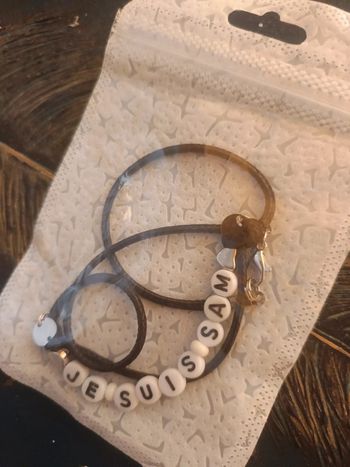 Ras du cou ajustable " Je suis Sam "