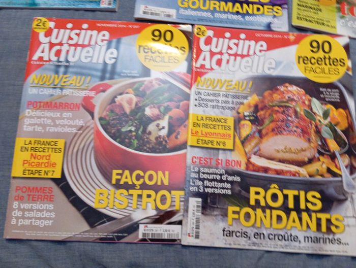 Lot 8 magazines Cuisine actuelle TBE - photo numéro 2