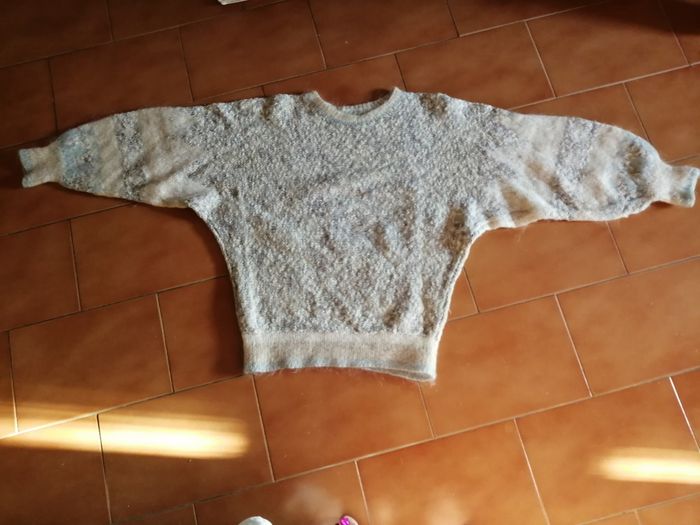 Pull tricoté main taille 38 Phildar - photo numéro 2