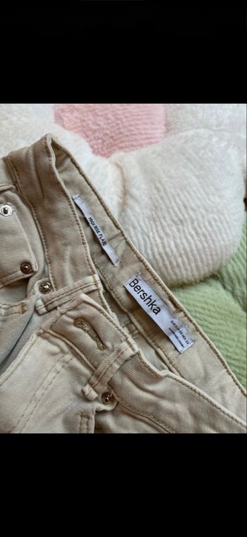 Jean patte d’éléphant beige XXS