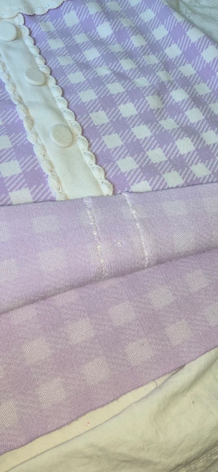 Jupe Maje Jimmy parme gingham Taille 40 - photo numéro 8