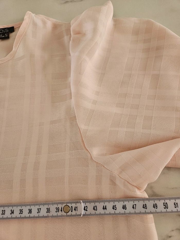 OVS blouse rose pâle style chemisier taille 38 - photo numéro 13