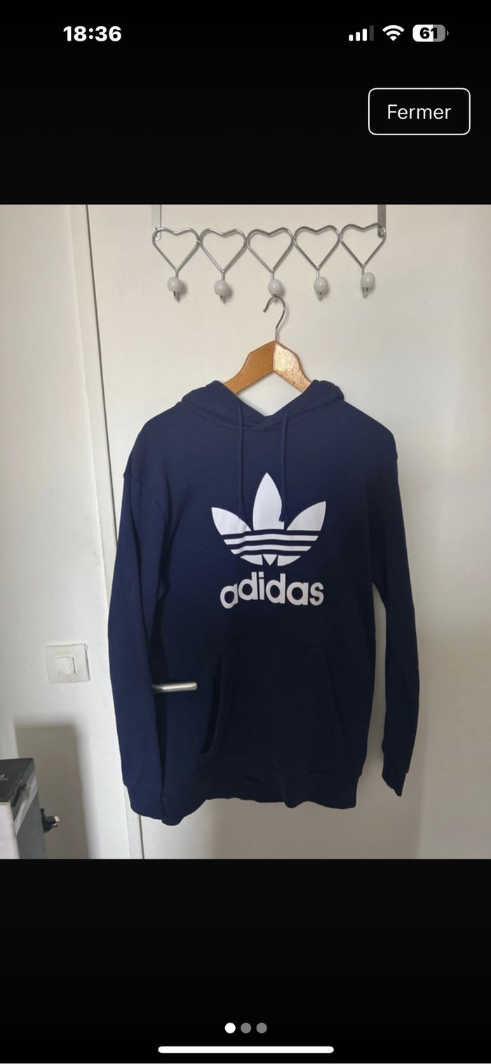 Sweat-shirt à capuche Adidas