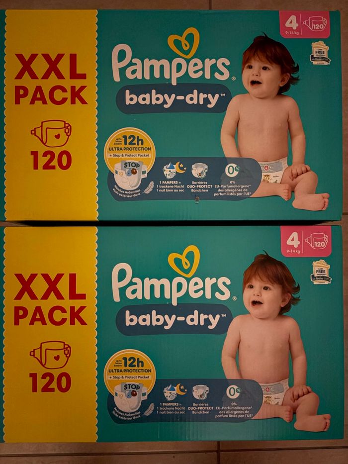 Couches Pampers Taille 4 Neuf