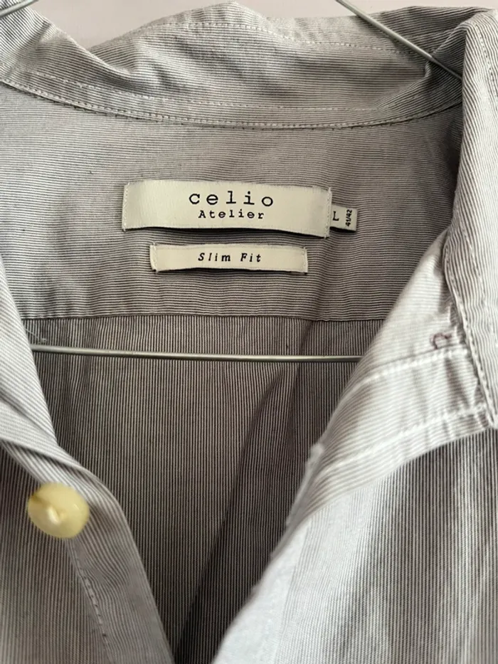 Chemise grise celio - photo numéro 2