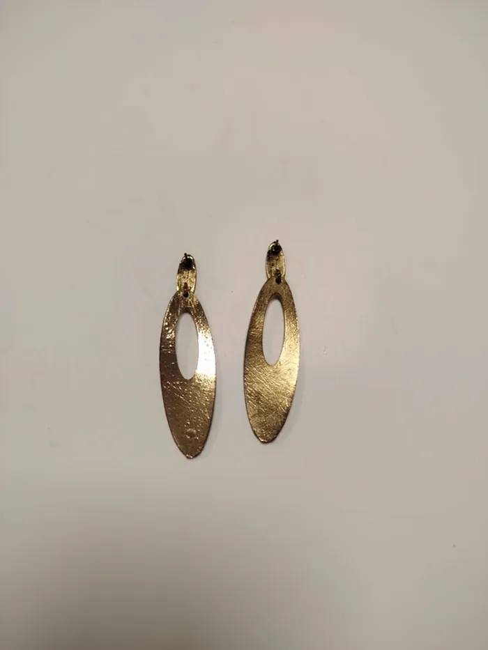 Boucle d'oreilles or pendantes - BO06 - photo numéro 5