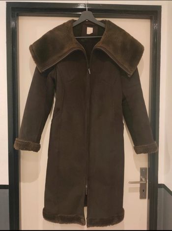 Manteau long marron