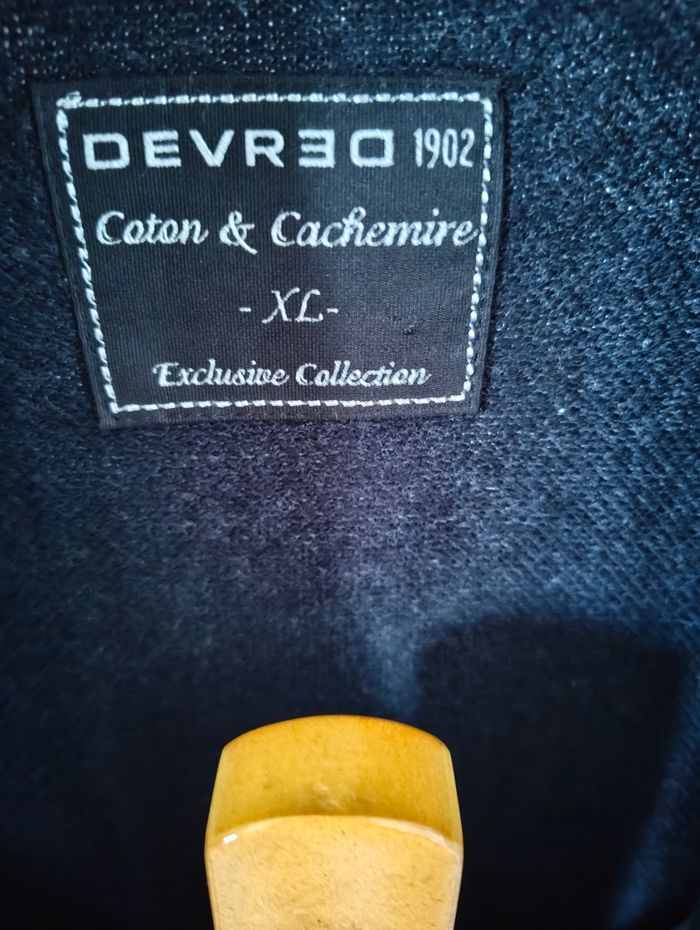 Cardigan bleu chiné - photo numéro 3