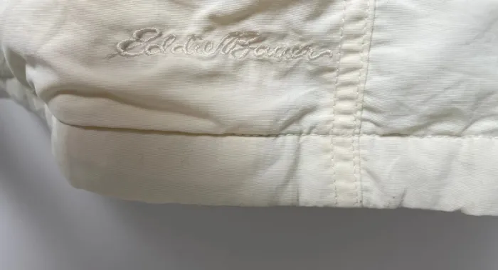 Eddie Bauer Cream Zipped Hoodie Coat Mens XXL - photo numéro 7