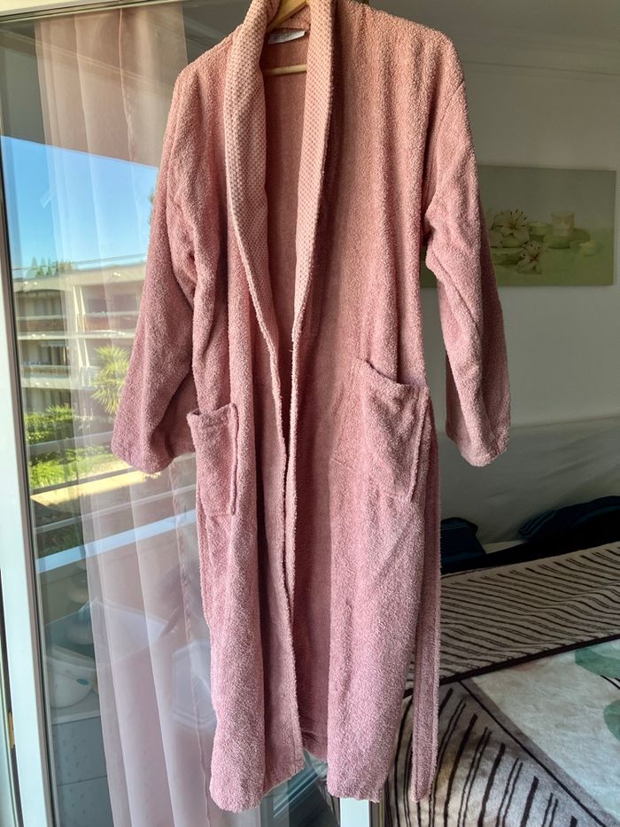 Peignoir de bain vieux rose en T.XL - photo numéro 4
