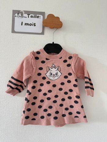 Robe pull Marie Aristochat - taille 1 mois 🌸