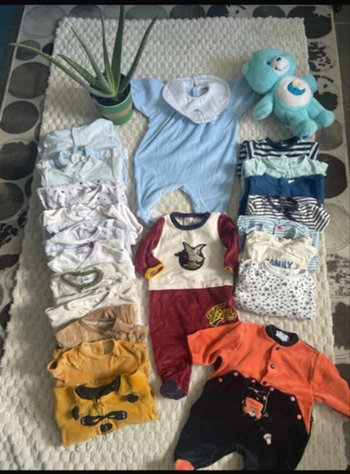 Lot de vêtements garçon 3-6 mois - photo numéro 3