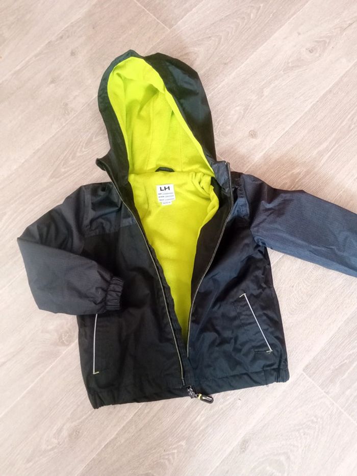 Veste coupe-vent doublée polaire 5 ans - photo numéro 2