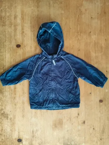 Veste imperméable bébé mixte Tex Baby – 18 mois – Bleu marine